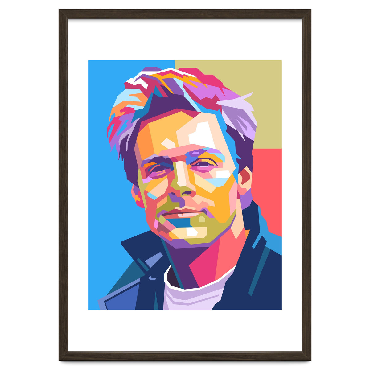 Bryan Adams pop art portrait