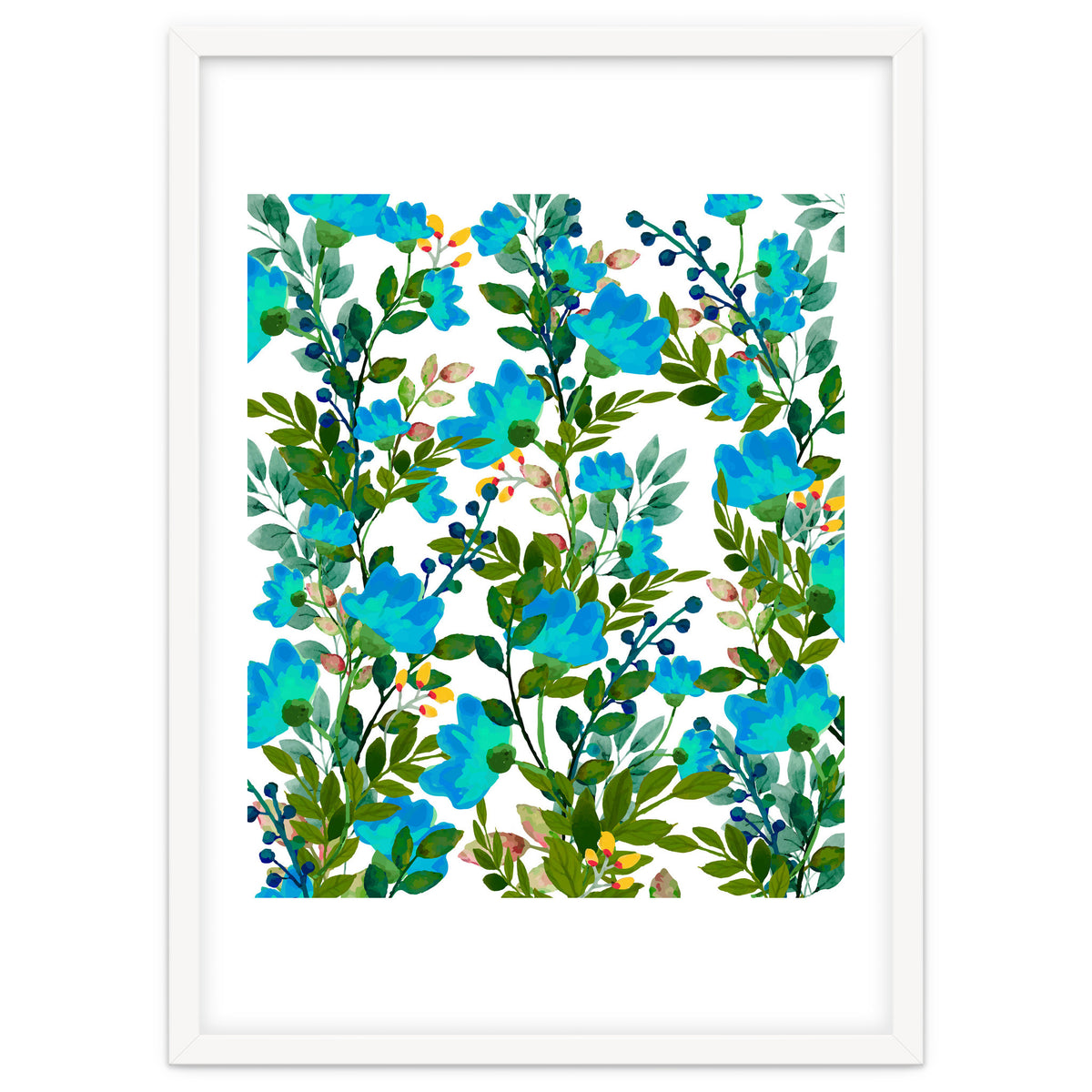 Blue #society6 #decor #buyart