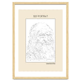 Self Portrait – Leonardo Da Vinci (ascii Art) thumbnail