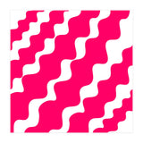 Slanting Pink Wavy Pattern (Print Only) thumbnail