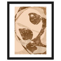 Abstract Brown Scratch