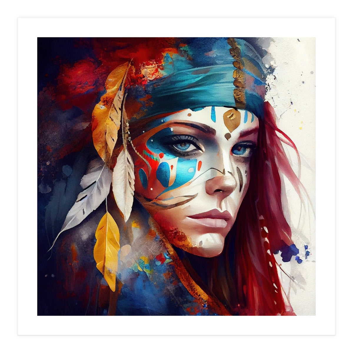 Powerful Warrior Woman #9 (Print Only)