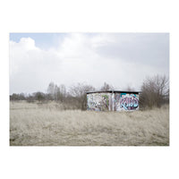 Graffiti barn in the middle of nowhere (Print Only)