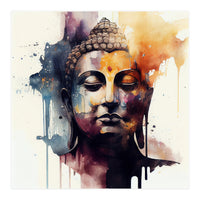 Watercolor Buddha #2 (Print Only)