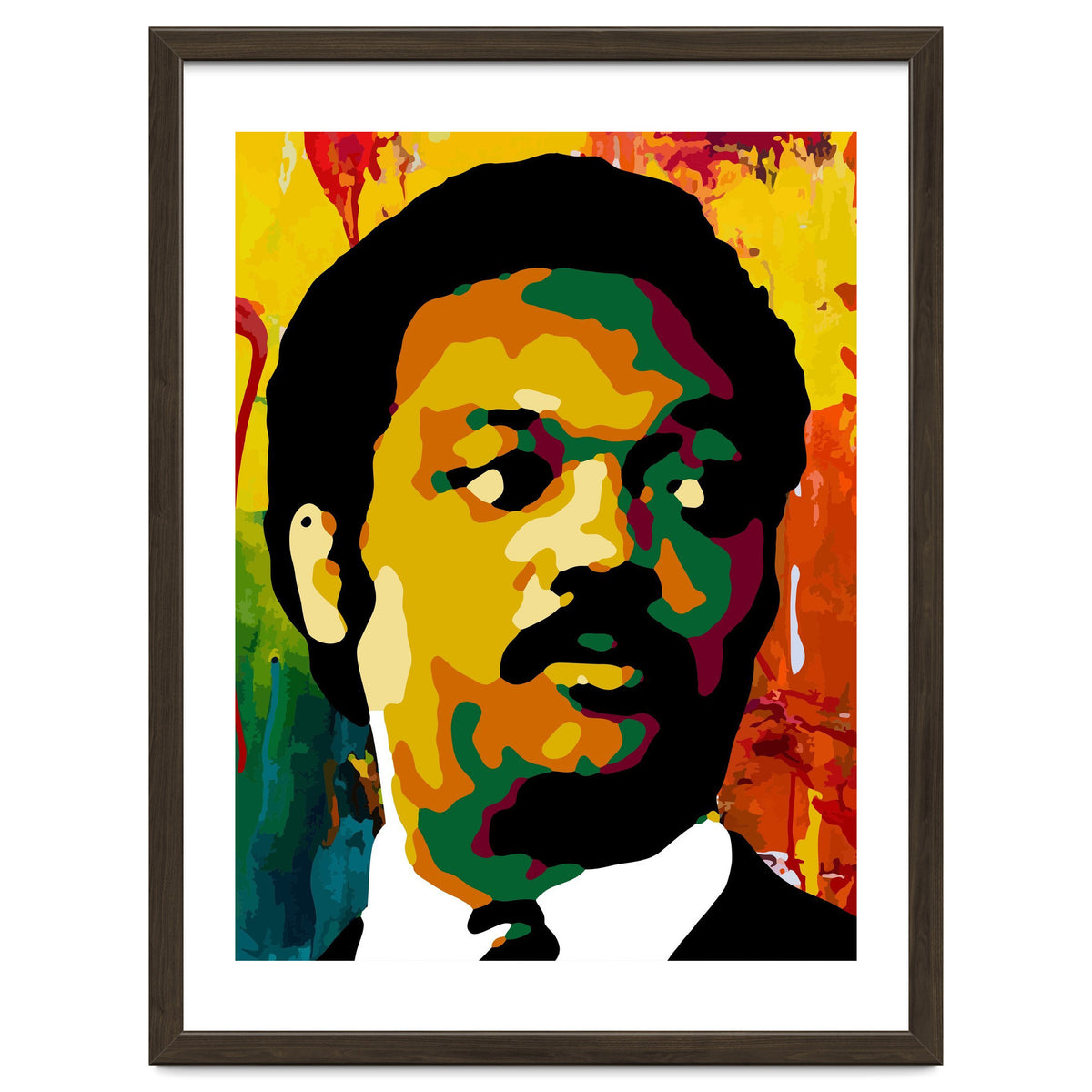 Jesse Jackson Colorful Abstract Art