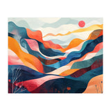 Abstract Mountain Landscape Art (Print Only) thumbnail