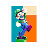 Mario Luigi Pop Art Cartoon Pop Art (Print Only) thumbnail
