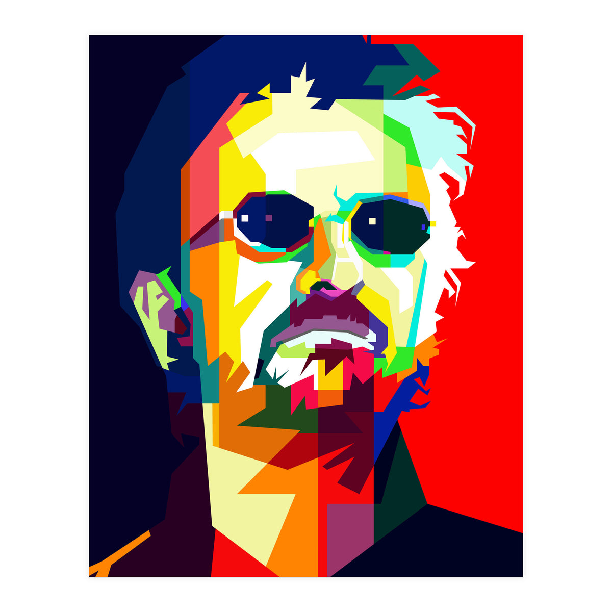Ringo Starr The Beatles Music Art WPAP (Print Only)