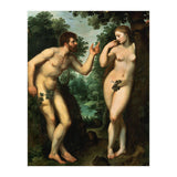 Peter Paul Rubens / 'Adam and Eve', c. 1597, Oil on panel, 180 x 158 cm. Pieter Paul Rubens. (Print Only) thumbnail