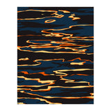 Sunset Reflection, Positivity Hope Growth Optimism Mindset, Nature Marble Dark Ocean (Print Only) thumbnail