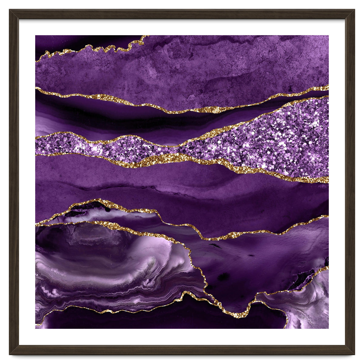 Agate Glitter Ocean Texture 01