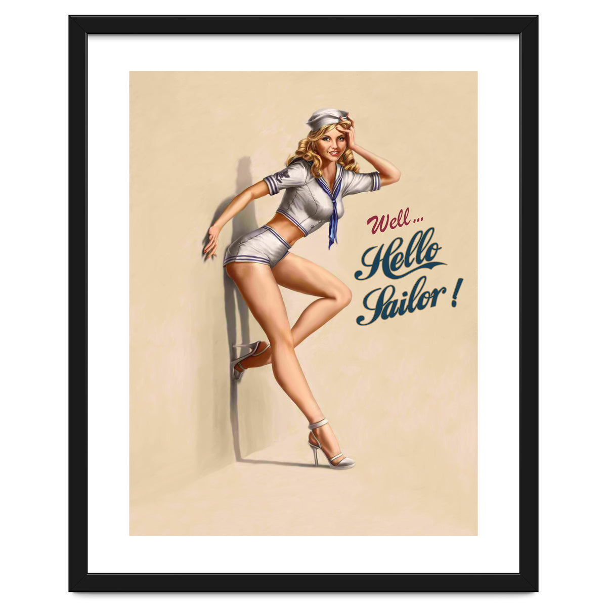 Hallo Sailor Pinup Girl