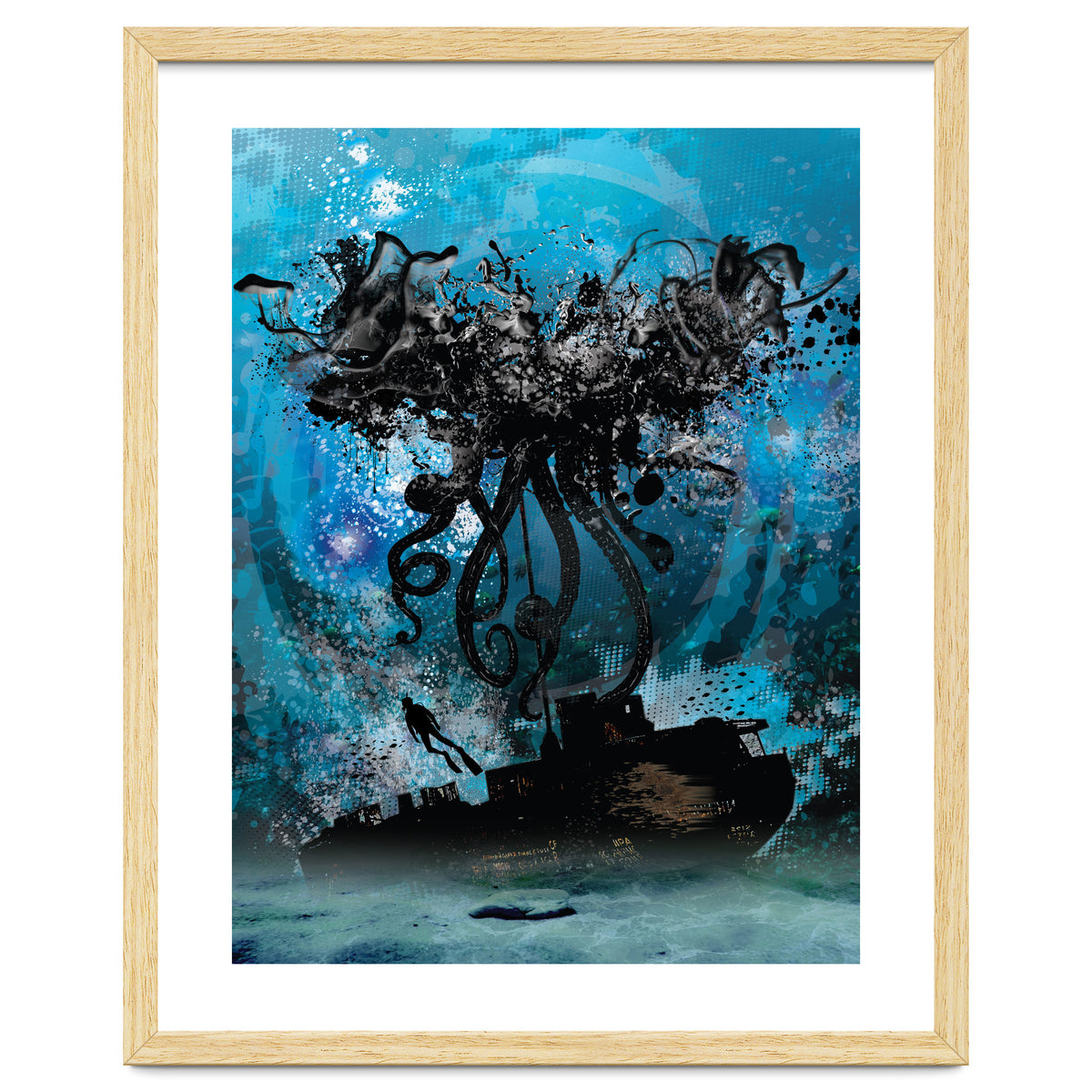 Ink Octopus Shipwreck