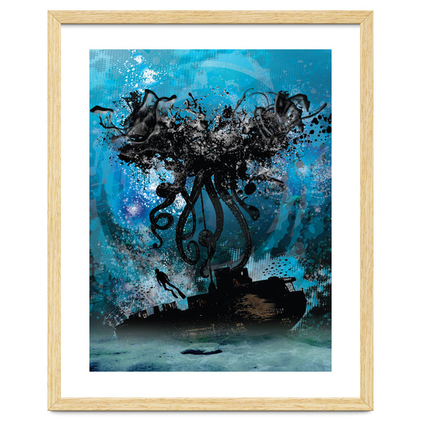Ink Octopus Shipwreck