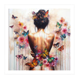 Butterfly Garden Back Portrait (Print Only) thumbnail