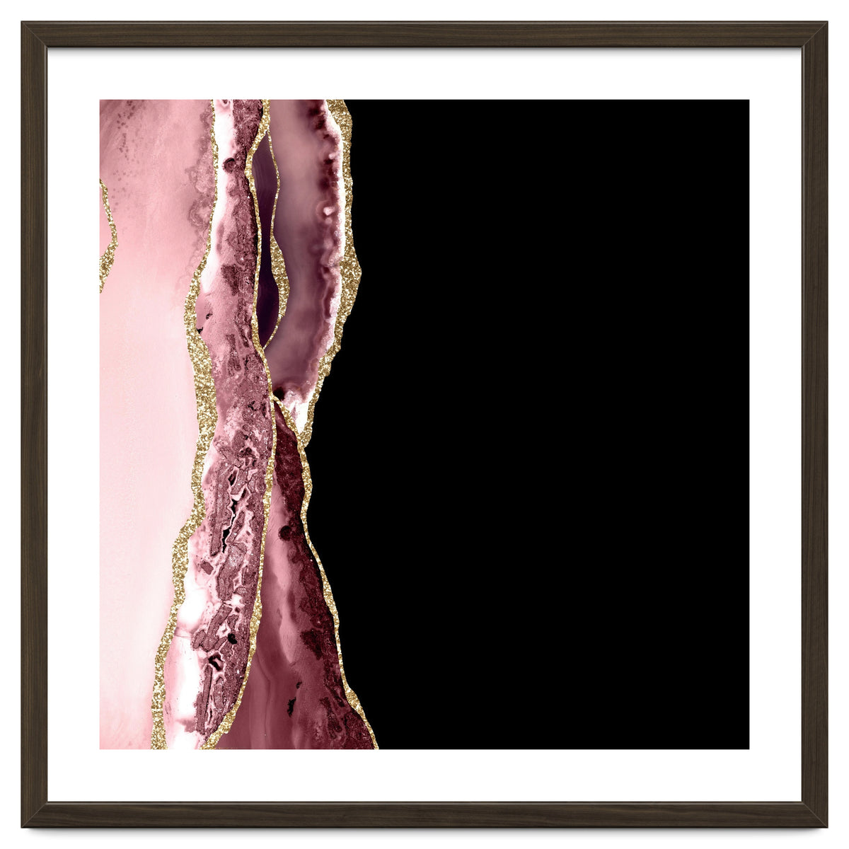 Blush & Gold Agate Texture 04