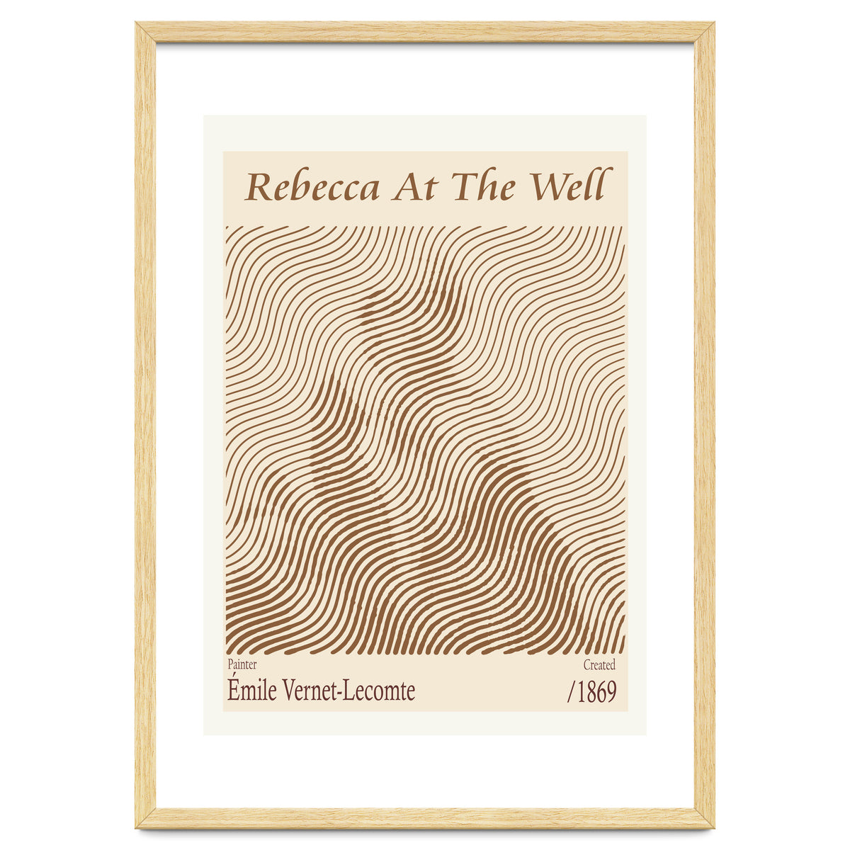 Rebecca At The Well – Émile Vernet Lecomte (1869)