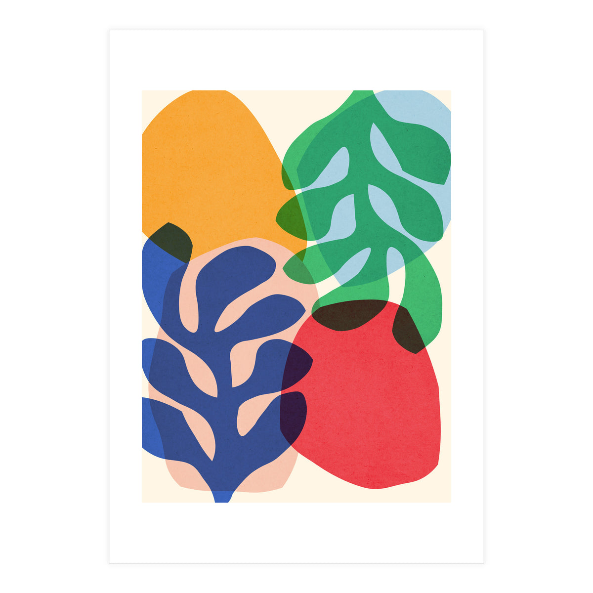 Floral matisse 7 (Print Only)
