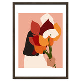 The Comfort Zone, Pastel Bohemian Woman, Floral Self Care Self Love Positivity Growth, Eclectic Boho Concept thumbnail