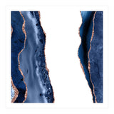 Navy & Rose Gold Agate Texture 28  (Print Only) thumbnail
