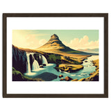 Vintage Iceland, Kirkjufell Mountain Poster thumbnail
