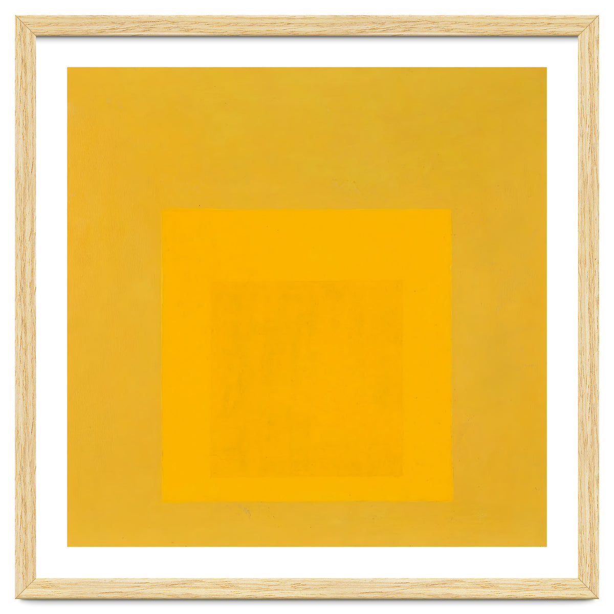 JOSEF ALBERS - HOMAGE TO THE SQUARE YELLOW