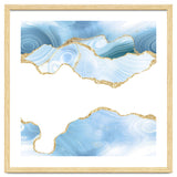 Blue & Gold Glitter Agate Texture 06 thumbnail