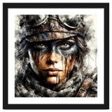 Warrior Woman With Aviator Goggles thumbnail