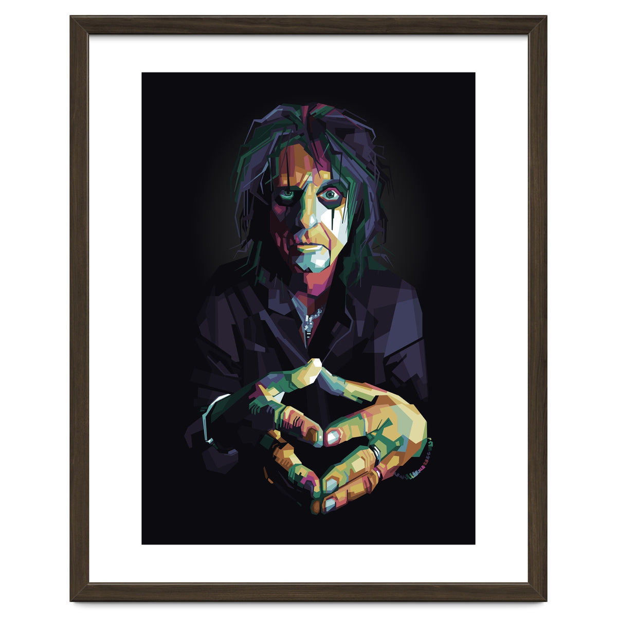 Alice Cooper Pop Art WPAP