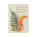 Calendar 2025 colorful fern leaves (Print Only) thumbnail