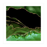 Green & Gold Agate Texture 14 (Print Only) thumbnail