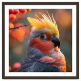 Close Up Portrait Of A Cockatiel Bird thumbnail