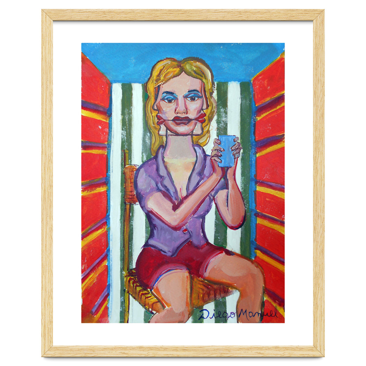 Mujer En La Silla