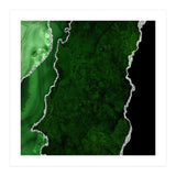 Green & Silver Agate Texture 01  (Print Only) thumbnail