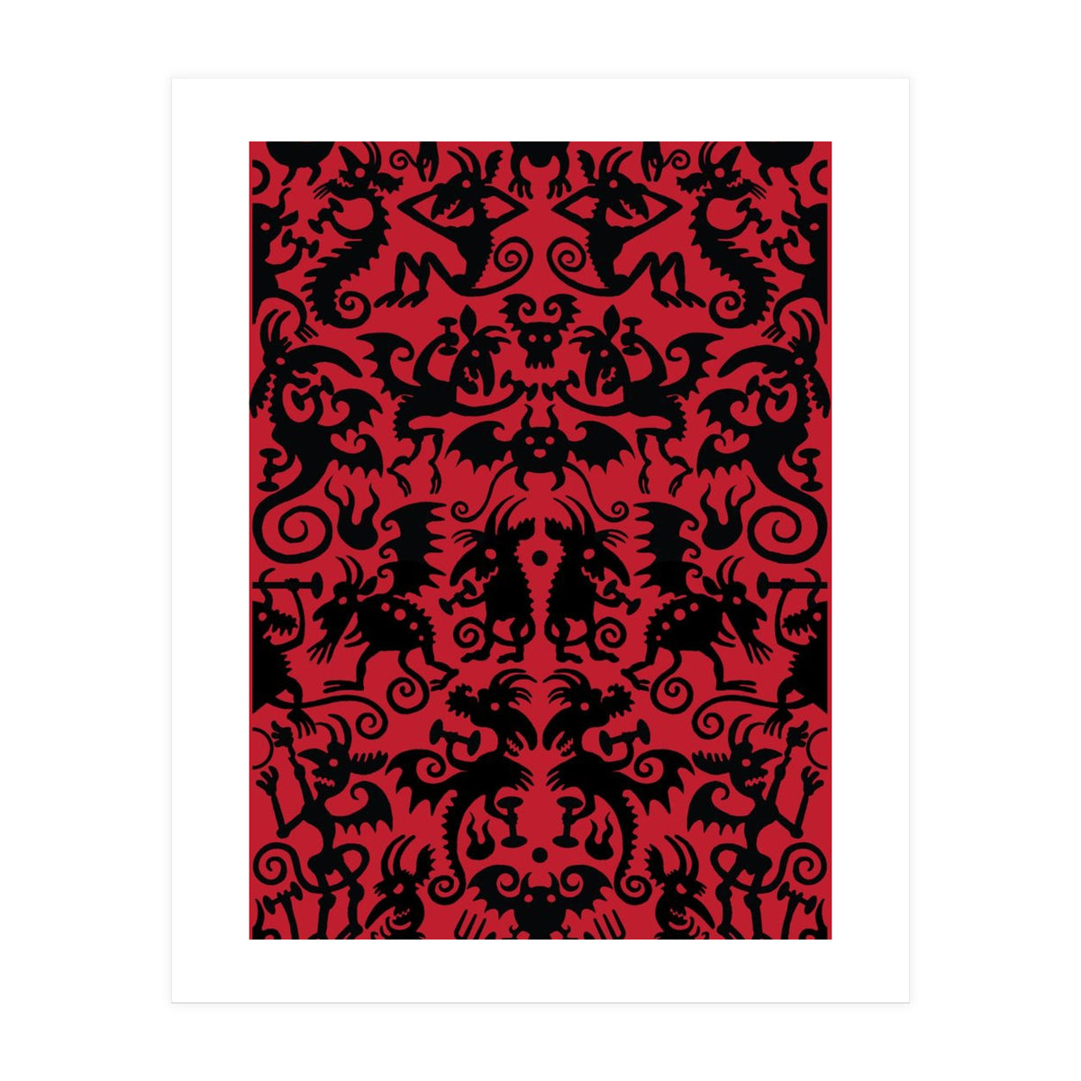 Crimson Chaos and the Symphony of the Underworld (Print Only)