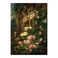 Le Benitier: Notre-Dame-des-Roses. 1850 Canvas, 127 x 90 cm. (Print Only)