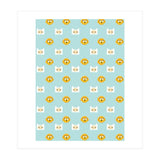 Minimalist Finn And Jake Seamless Cartoon Pattern (Print Only) thumbnail