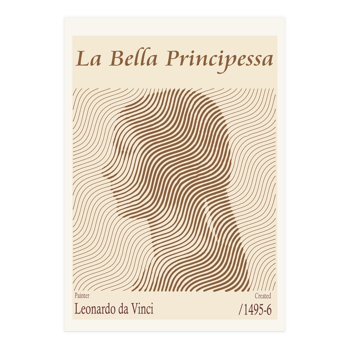 La Bella Principessa – Leonardo Da Vinci (1495 6) (Print Only)