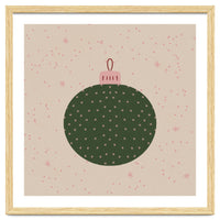 Christmas globe with snowflakes