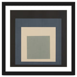 JOSEF ALBERS - HOMAGE TO THE SQUARE BEIGE GREY BLACK HIGH RESOLUTION thumbnail