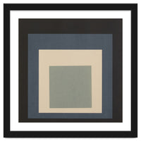 JOSEF ALBERS - HOMAGE TO THE SQUARE BEIGE GREY BLACK HIGH RESOLUTION