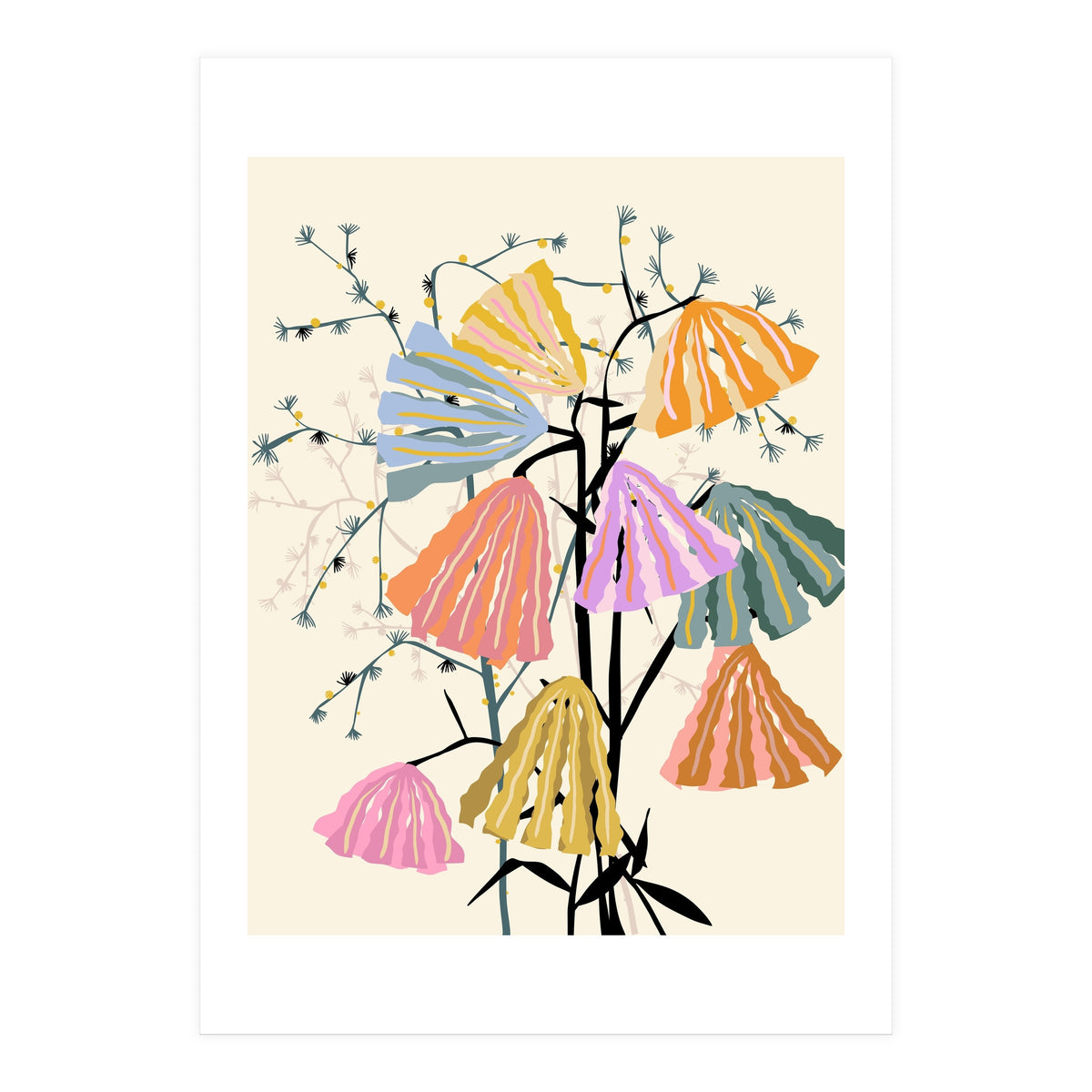 Matisse Colorful Blooming (Print Only)