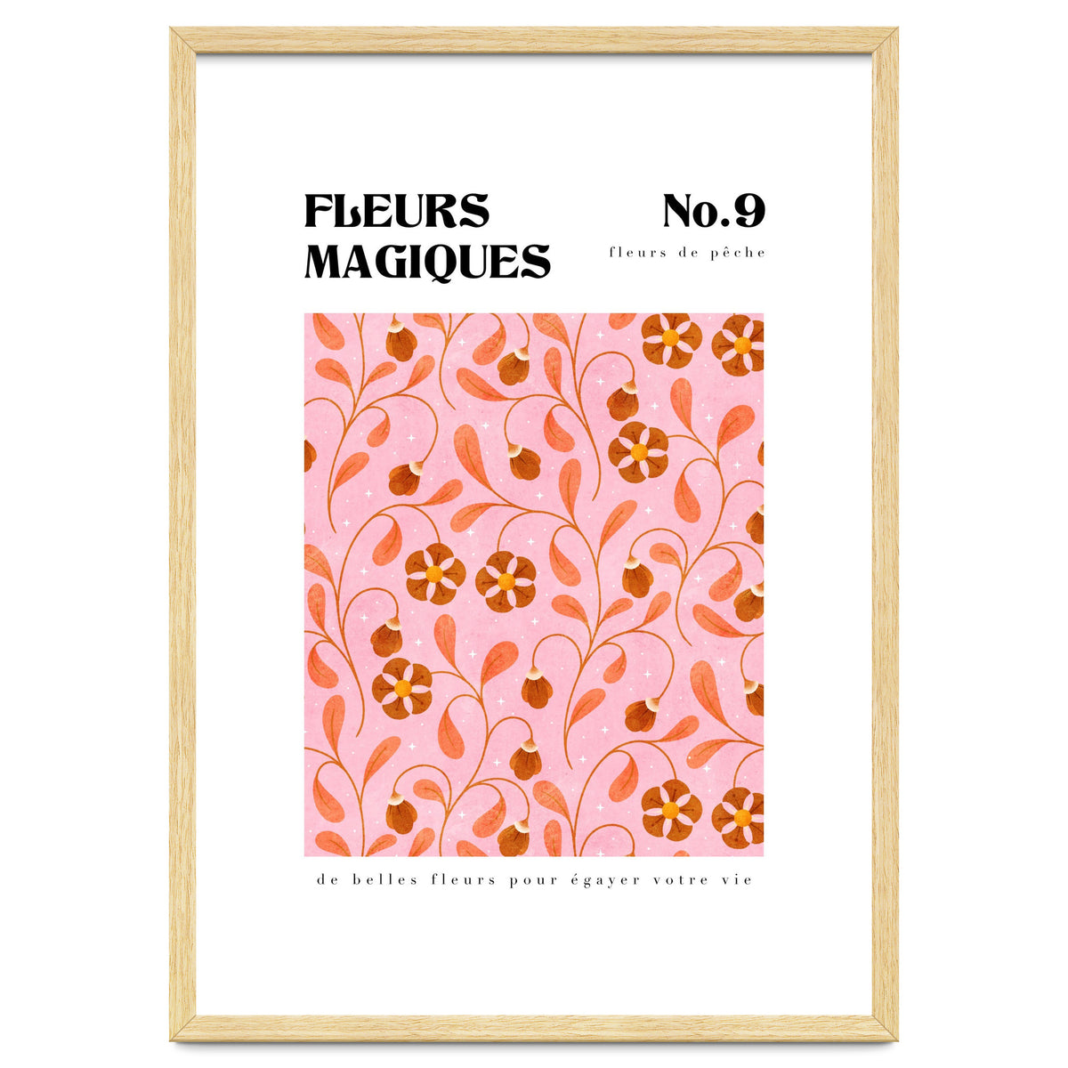 Magical Flowers No.9 Peachy Florals