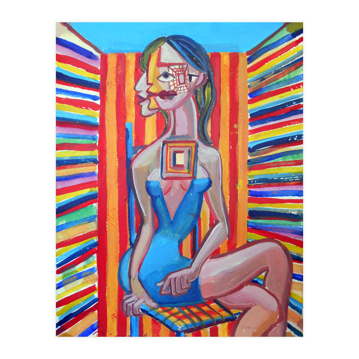 Mujer En La Silla 7 (Print Only)