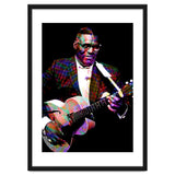 Howlin Wolf American Blues Guitarist Colorful thumbnail