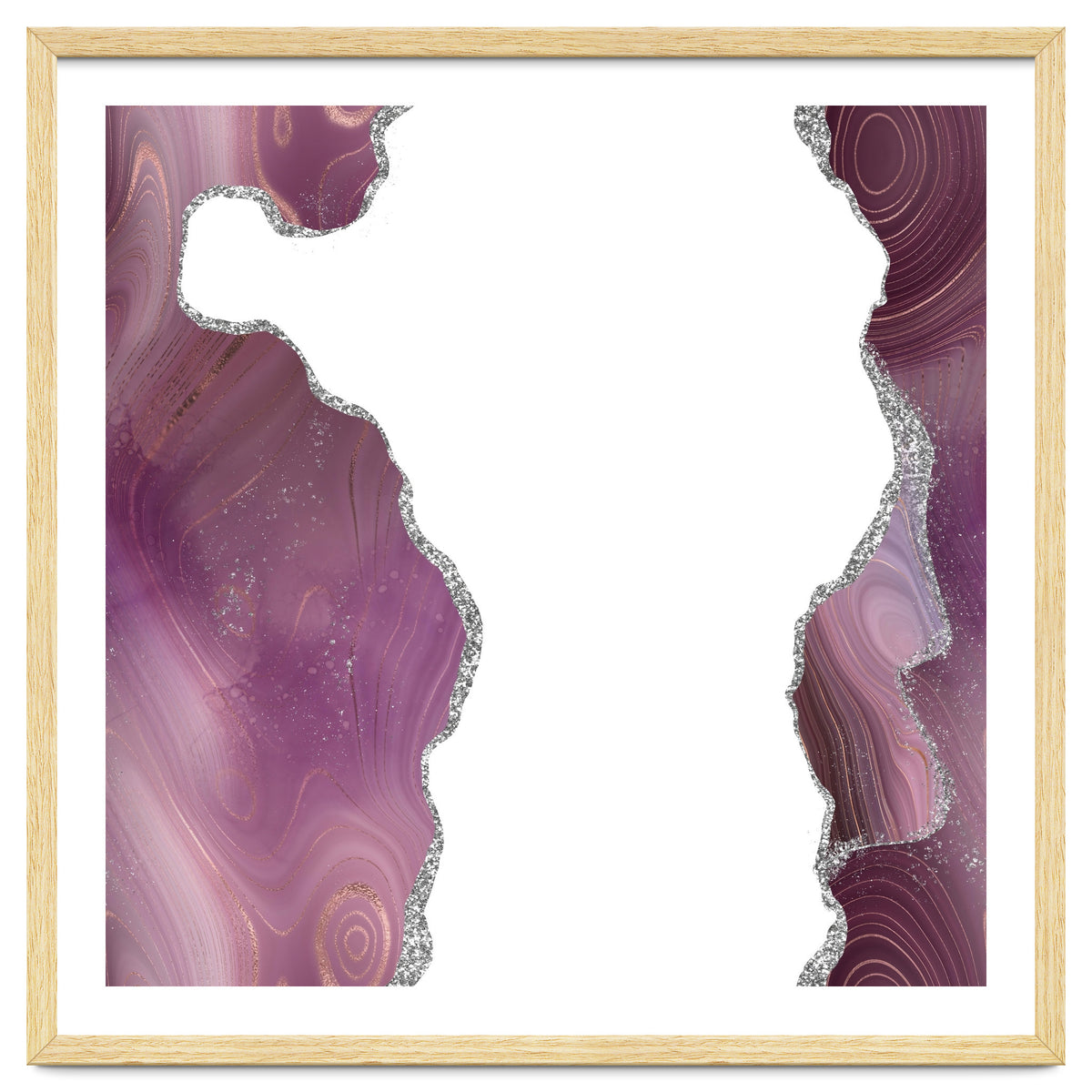 Mauve & Silver Agate Texture 06