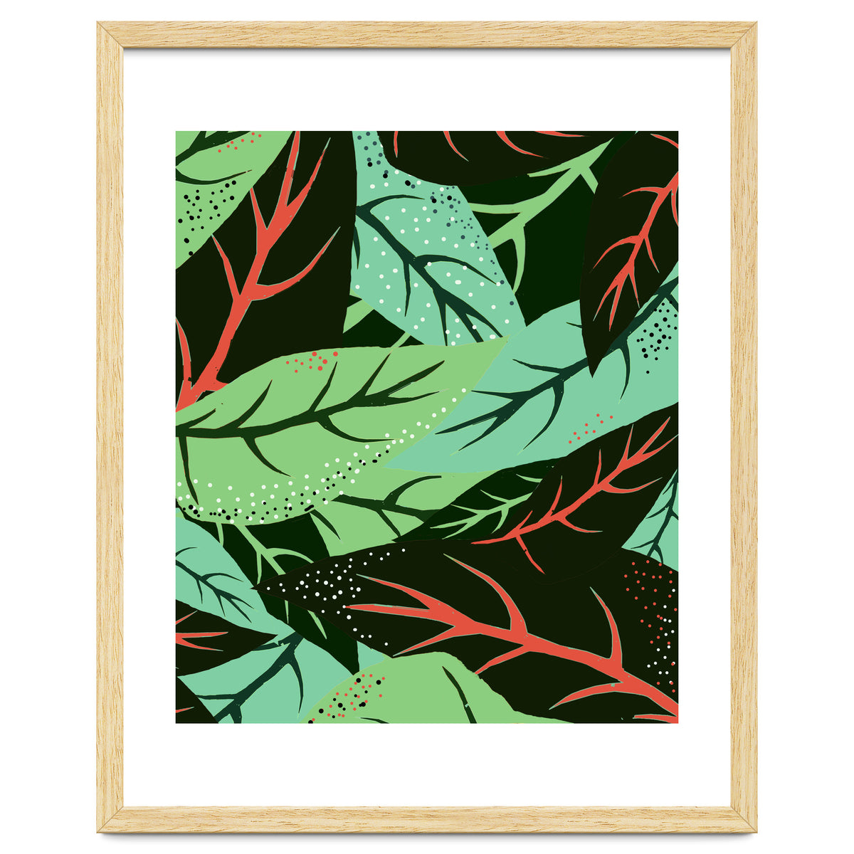 The Dark Jungle | Mystery Eclectic Forest | Maximalist Rainforest Nature Botanical Plants