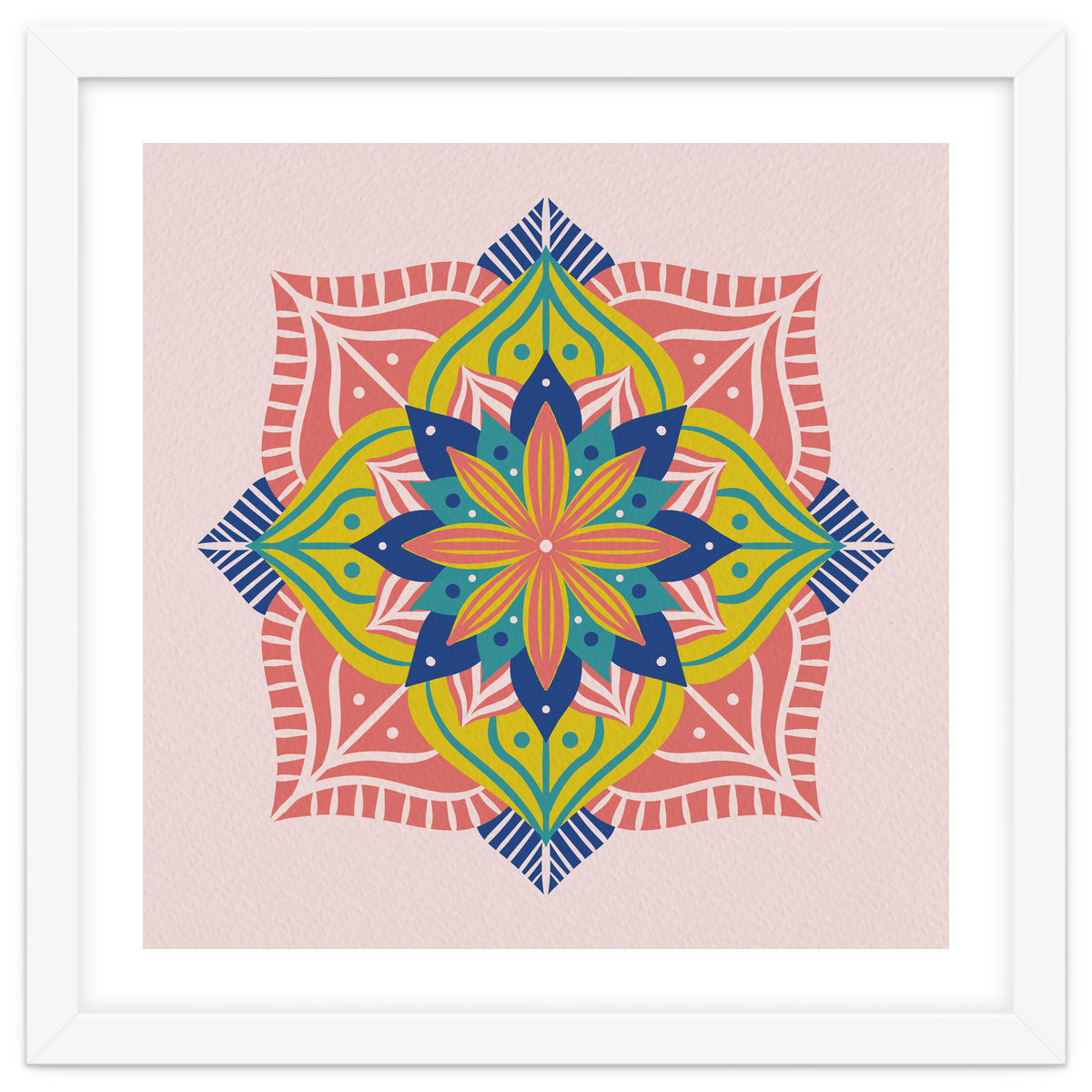 Colorful abstract mandala