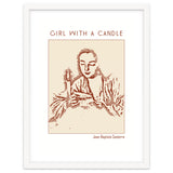 Girl With A Candle – Jean Baptiste Santerre thumbnail