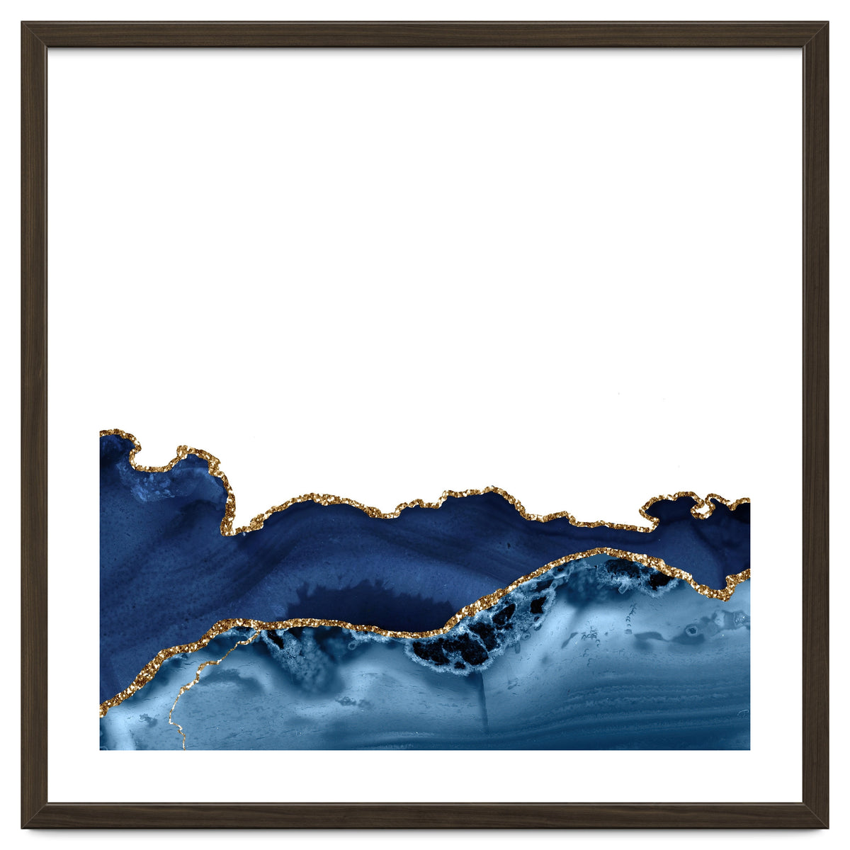 Navy & Gold Agate Texture 26